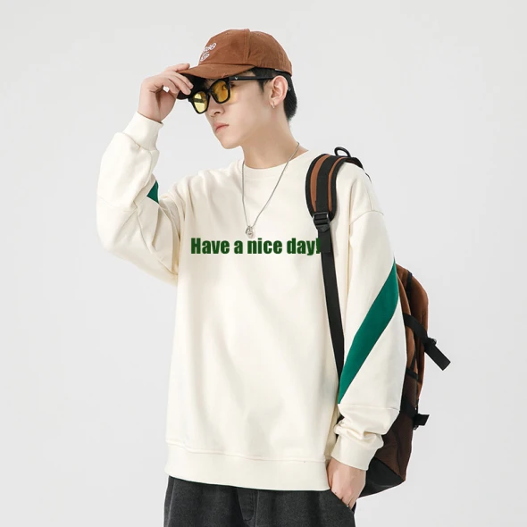 Preppy Color Matching Sweatshirt Preppy Color Matching Sweatshirt