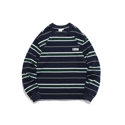 Classic Vintage Striped Sweatshirt