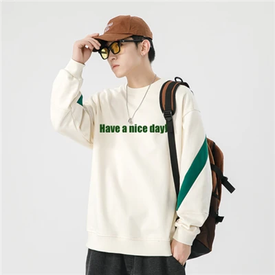 Preppy Color Matching Sweatshirt