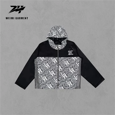 Full Dtg Jacket Oversize Patchwork