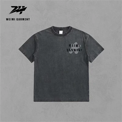 Mens Washed Grey T Shirt