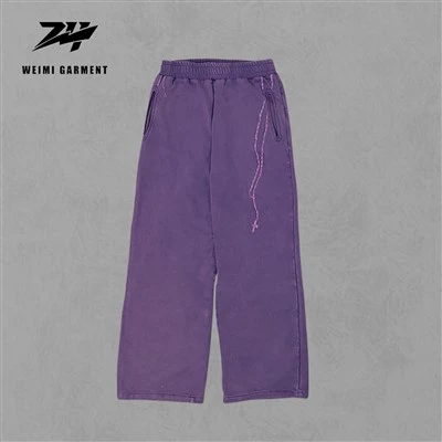 Washed Vintage Logo Embroidered Joggers