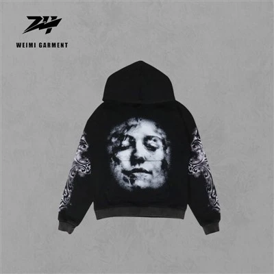 Wholesale DTG Big Pattern Restore Hoodie For Bulk