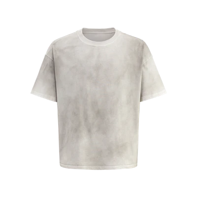Wholesale OEM Dirty Spray Oversized Vintage Cotton T Shirt Kornit DTG Print